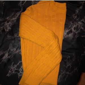 garage cropped knitted sweater